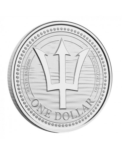 Barbados 2022  Trident   Silber 1 oz