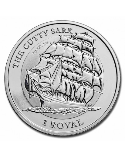 British Indian Ocean Territory 2021  CUTTY SARK  Silber 1 oz  BIOT