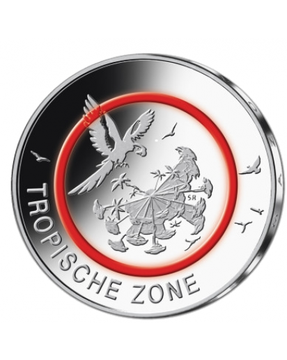 BRD 2017 Tropische Zone 5 € st Prägestätte Stuttgart F