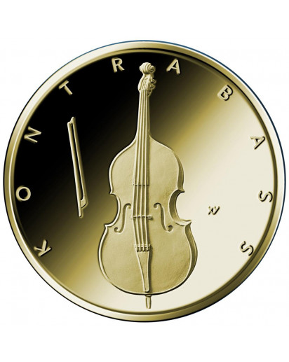 BRD 2018  Kontrabass    Gold 50 Euro Prägestätte Karlsruhe G