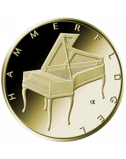 BRD 2019  Hammerflügel    Gold 50 Euro Prägestätte Berlin A