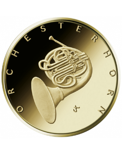 BRD 2020  Orchesterhorn   Gold 50 Euro Prägestätte Berlin A