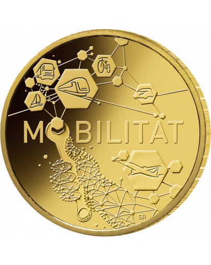 BRD 2024 HANDWERK - MOBILITÄT Gold 50 € Prägestätte Stuttgart = F