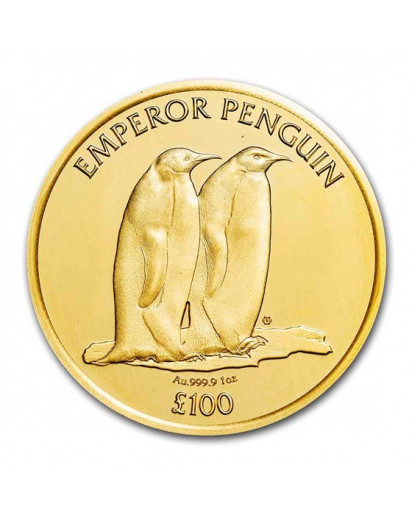 British Antarktis Territory  Penguin - Pinguin Gold 1 oz 