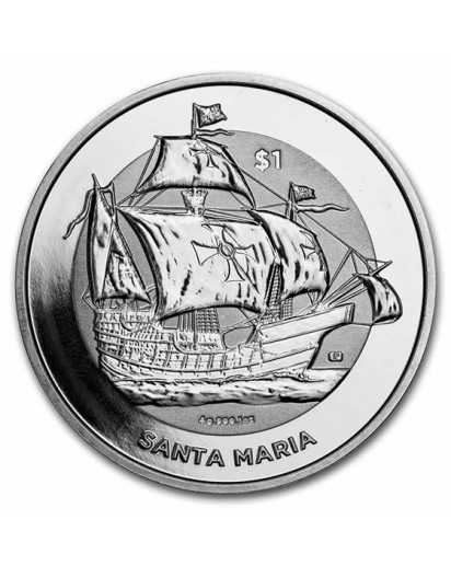 British Virgin Island 2022  SANTA MARIA  Silber 1 oz