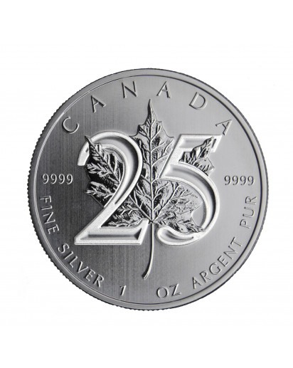 Maple Leaf   25 Jahre Maple Leaf 2013 Silber 1 oz