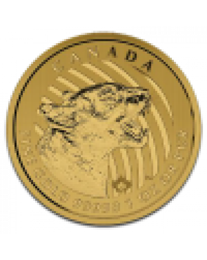 Canada 2015  Brüllender Puma  - Serie Call of the Wild Gold 1 oz