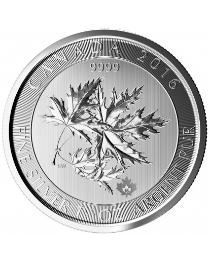 Canada 2016 Multi - Maple Leaf  Superleaf  1,5 oz Silber