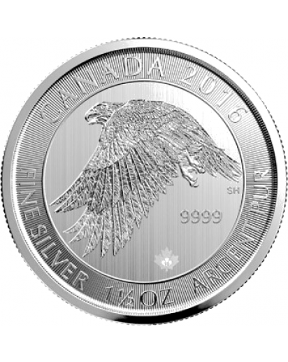 Canada 2016  Schneefalke 1 1/2 oz Silber