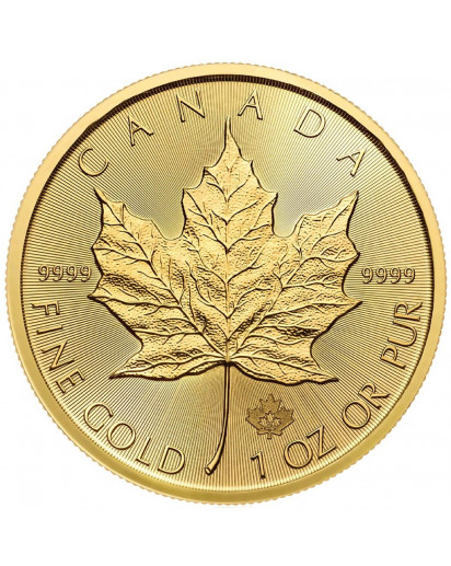 Canada  2022 Maple Leaf  Gold 1 oz