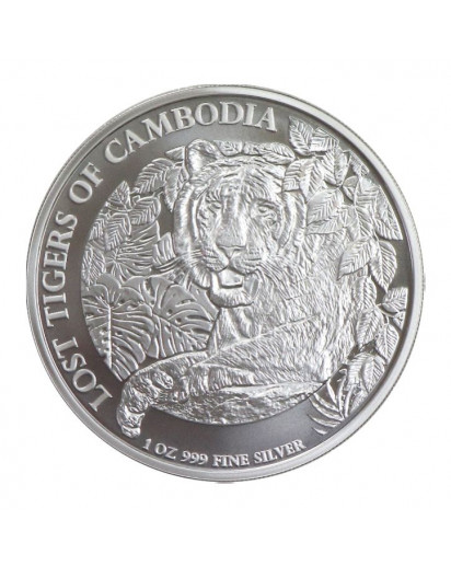 Kambodscha 2023  LOST TIGER  Silber 1 oz Cambodscha