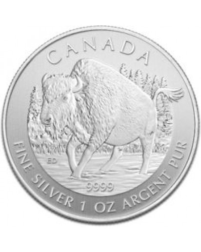 Canada 2013 Bison  Silber 1 oz Wildlife Serie