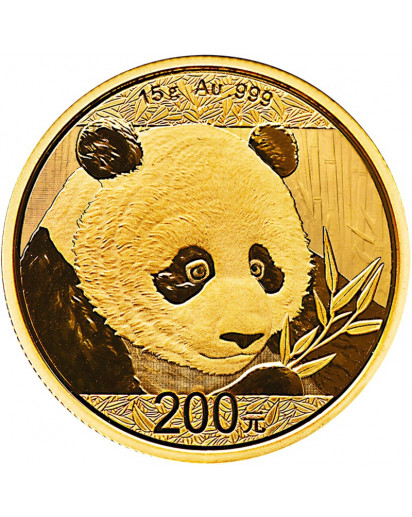 China 2018    Panda  Gold 15 g