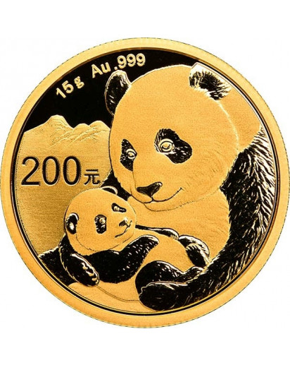 China 2019    Panda  Gold 15 g