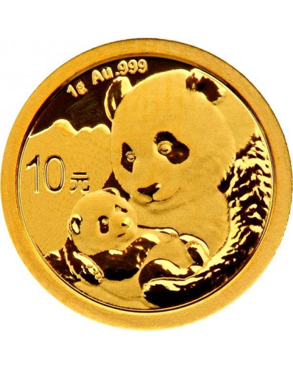 China 2019 Panda  Gold 1 g