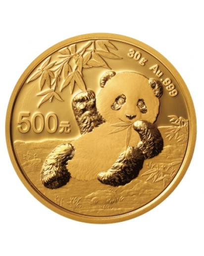 China 2020  Panda    Gold 30 g