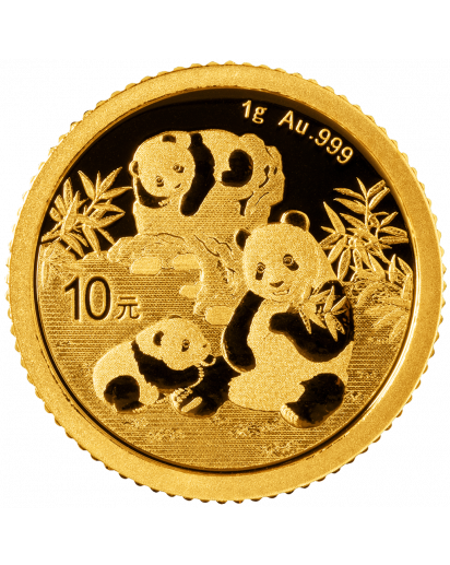 China 2025   Panda  Gold 1 g