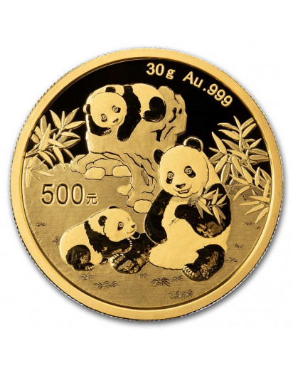 China 2025  Panda    Gold 30 g