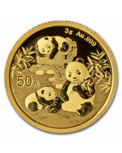 China 2025  Panda   Gold 3 g