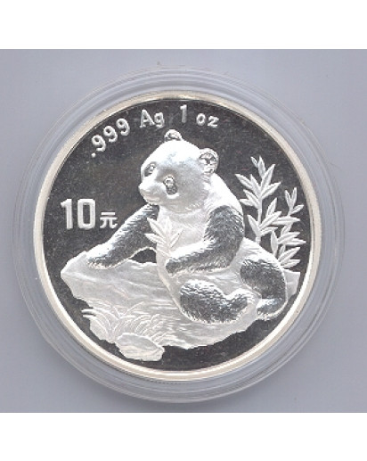 China 1998  Panda  Silber 1 oz