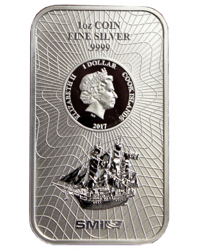 Cook Island 2017  Münzbarren   Silber 1 oz
