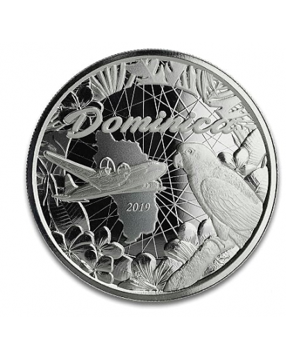 Dominica 2019  - The Nature isle  EC8  1 oz Silber