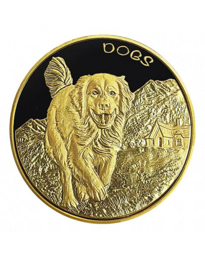 Fiji 2022  DOGS  Gold 1 oz Fidschi Inseln