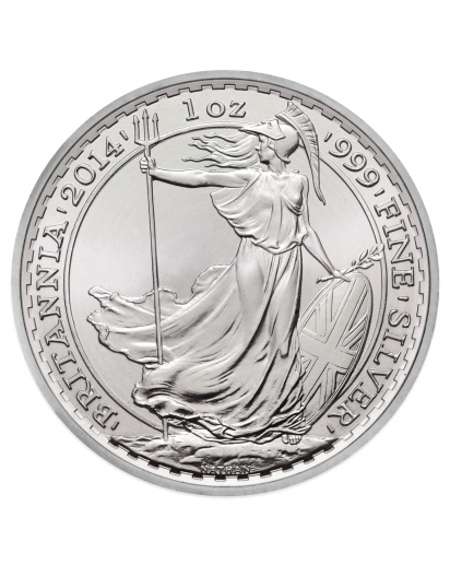 Britannia 2014 1 oz Silber UK Großbritannien