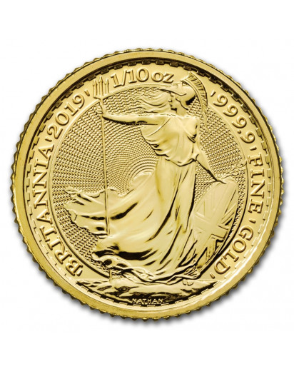 Großbritannien 2019  Britannia  Gold 1/10 oz