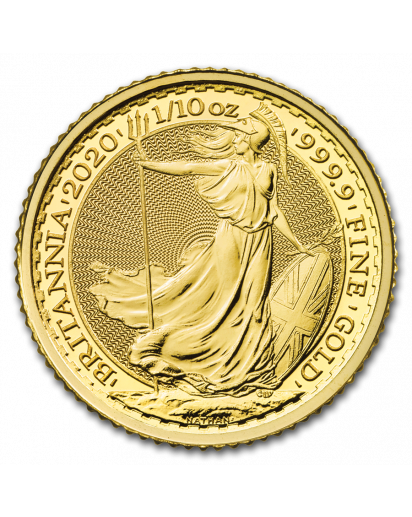 Großbritannien 2020  Britannia  Gold 1/10 oz