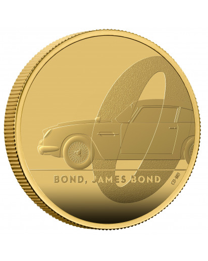 Großbritannien 2020  JAMES BOND 007 - Aston Martin Gold 1 oz PP