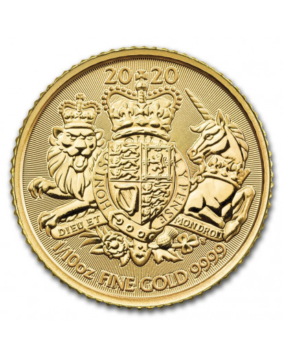 Großbritannien 2020  Royal Arms    1/10 oz Gold