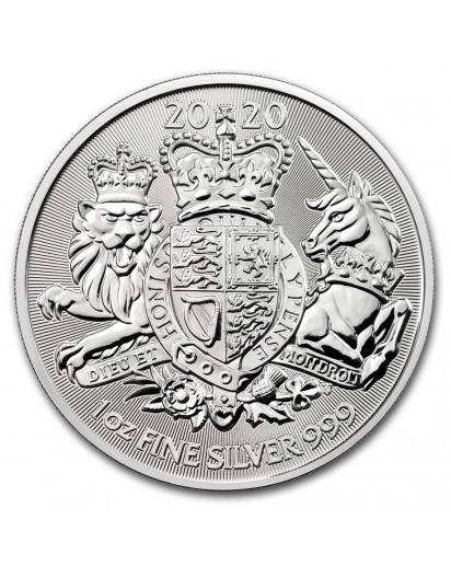 Großbritannien 2020  Royal Arms    1 oz Silber