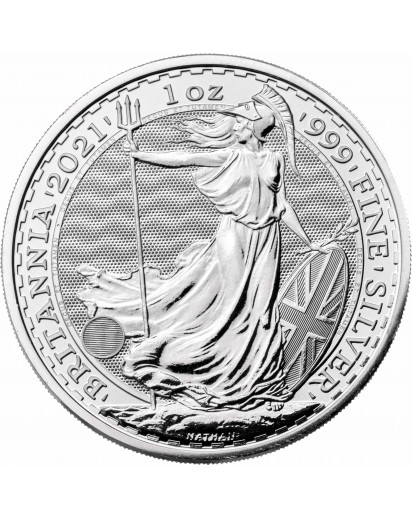 Großbritannien 2021  BRITANNIA  Silber 1 oz 