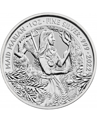 Großbritannien 2022  Maid Marian - Myths and Legends Silber 1 oz