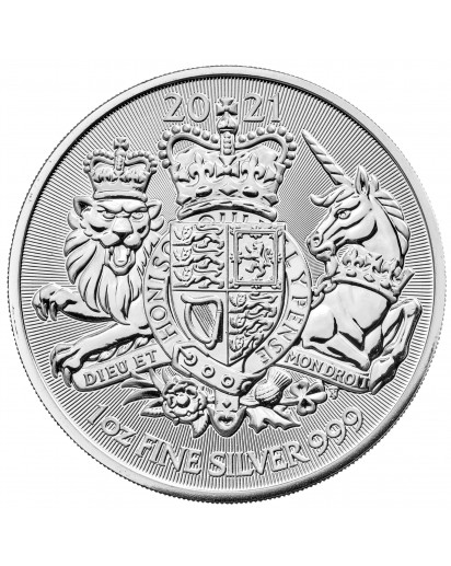 Großbritannien 2021 The Royal Arms    1 oz Silber