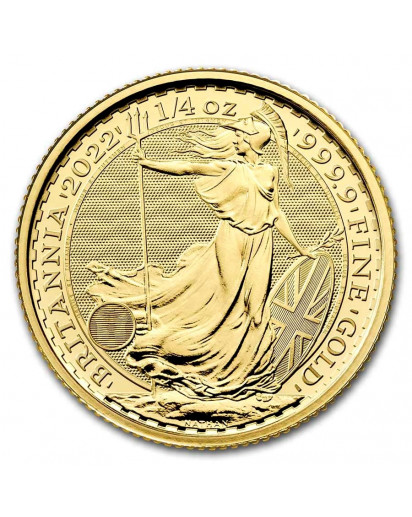 Großbritannien 2022  Britannia Gold 1/4 oz