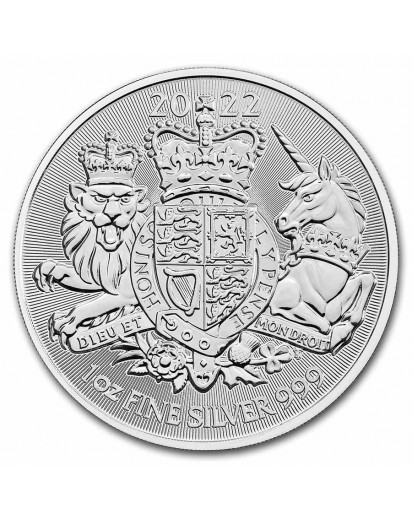 Großbritannien 2022 The Royal Arms    1 oz Silber