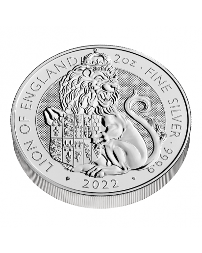 GB 2022   Tudor Beast  LION OF ENGLAND  Silber 2 oz  