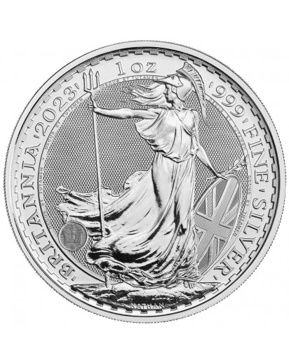 Großbritannien 2023  BRITANNIA  Silber 1 oz  CHARLES III.