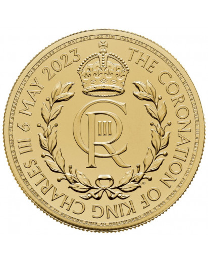 Großbritannien 2023 KÖNIGLICHES MONOGRAMM CHARLES III. Gold 1 oz