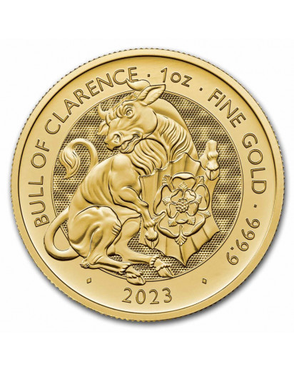 GB 2023  Tudor Bull of Clarence  Gold 1 oz