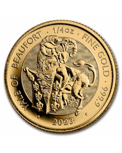 GB 2023   The Tudor Beast  Yale of Beaufort  Gold 1/4 oz  