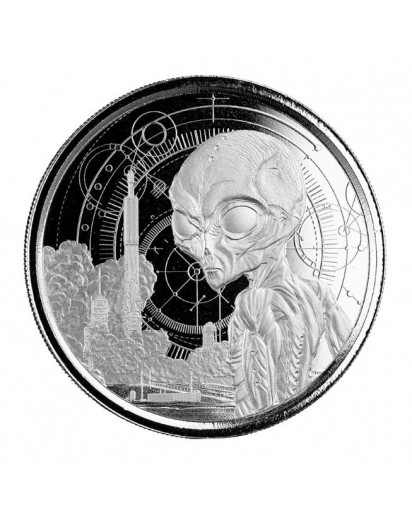 Ghana 2021 ALIEN  Silber 1 oz