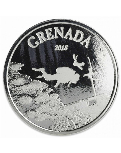 Grenada 2018  Diving Paradise - Tauchparadies EC8 Serie Silber 1 oz