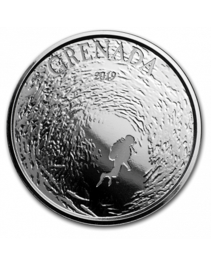 Grenada 2019  Diving Paradise - Tauchparadies EC8 Serie Silber 1 oz