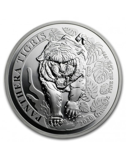 Laos 2020  TIGER - PANTHERA TIGRIS  Silber 1 oz