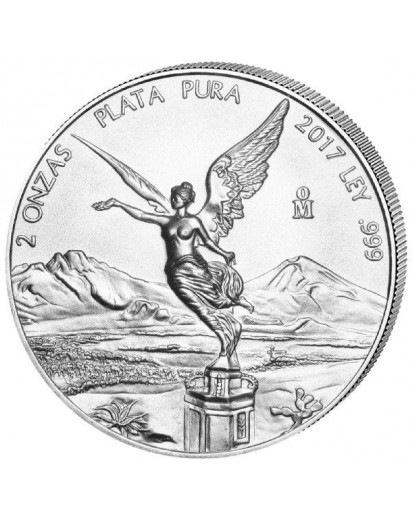 Mexiko 2017 Libertad Silber 2 oz  sofort lieferbar