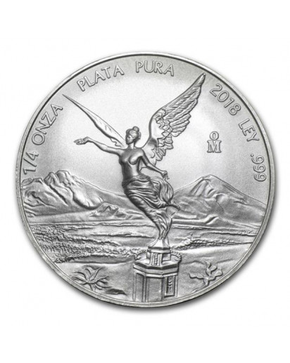 Mexiko 2018 Libertad   Silber 1/4 oz  sofort lieferbar