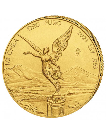 Mexiko 2021  Libertad Gold 1/2 oz